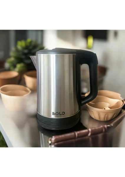 Gri 1,8 Litre Su Isıtıcı Kettle, Anında Sıcak Su Için Uygun fiyatları