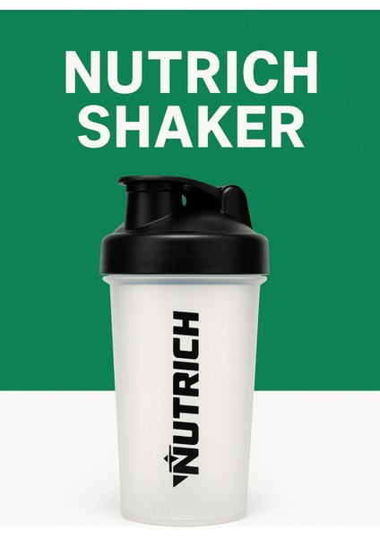 Şeffaf 550 ml Spor ve Günlük Kullanım Shake Kabı