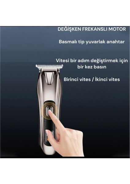Profesyonel Saç ve Sakal Kesme Makinesi WA-2036 Bej