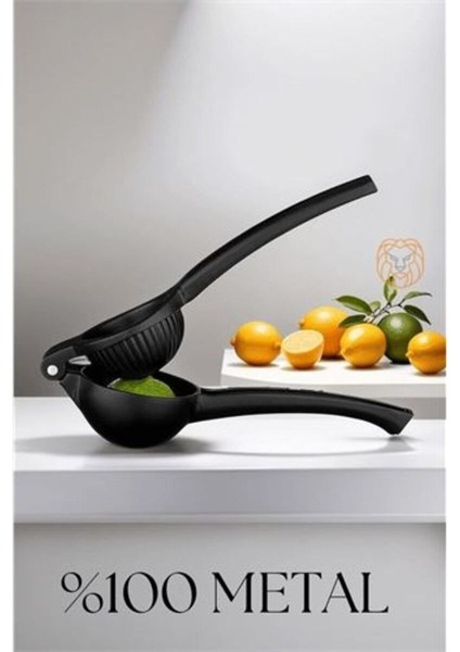 6'lı Metal Limon Sıkacağı Seti Travaglini Design Bej