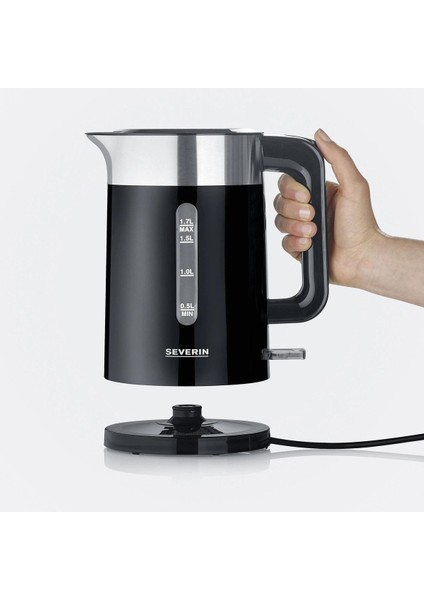 1,7l Siyah Çaydanlık Kettle - Modern ve Şık Tasarım modelleri