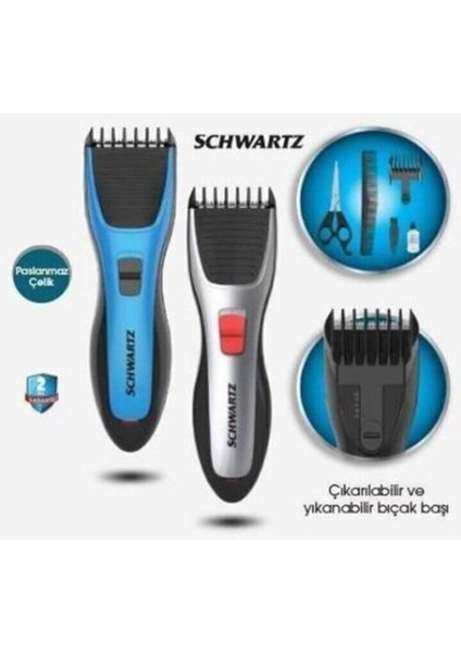 Kablosuz Siyah Saç Kesme Cihazı Swhc 5611 Pratik ve Kullanım