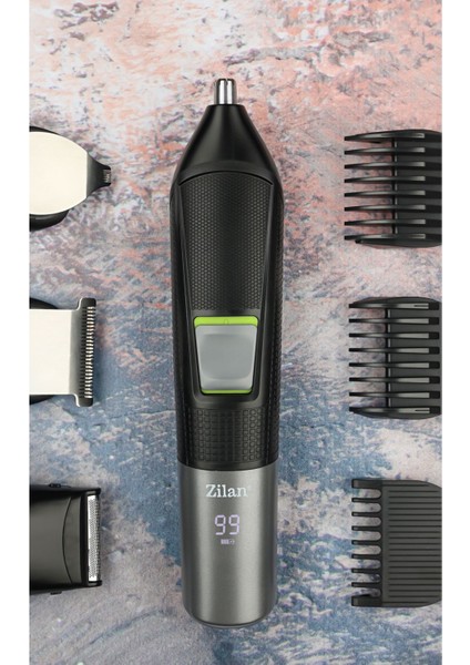 11'in 1 Çok Fonksiyonlu Tıraş Makinesi Hızlı Şarj LED I Kablosuz Siyah fiyatları