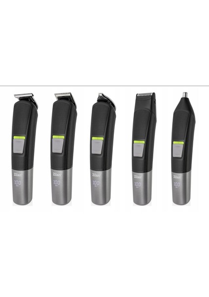 11'in 1 Çok Fonksiyonlu Tıraş Makinesi Hızlı Şarj LED I Kablosuz Siyah indirimleri