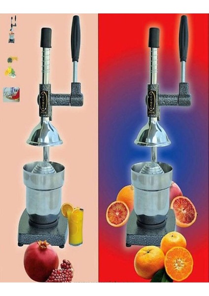 Ev Tipi Lüks Meyve Presi Pratik ve Gri