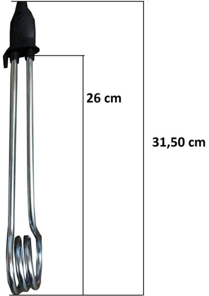Paslanmaz Çelik Su Isıtıcı Rezistans 220V 1500W Seyyar Kaynatıcı fırsatları