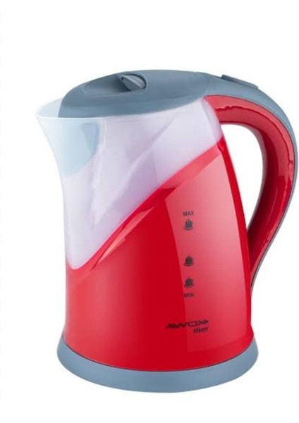 Kırmızı 1,7 Litre Gizli Rezistanslı Çay ve Sıcak Su Isıtıcı