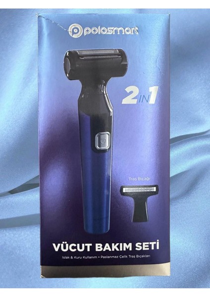 Çift Işlevli Erkek Bakım Seti Sakal ve Vücut Bakım Kuru Tıraş Makinesi