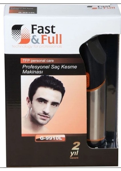 Gri Fast Full Traş Makinesi G-9910L Saç ve Sakal Mükemmel Performans