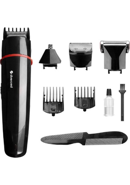 Siyah 7'li Erkek Bakım Seti Hızlı Şarjlı Saç Sakal Tıraş ve Kulak Burun Aleti indirimleri