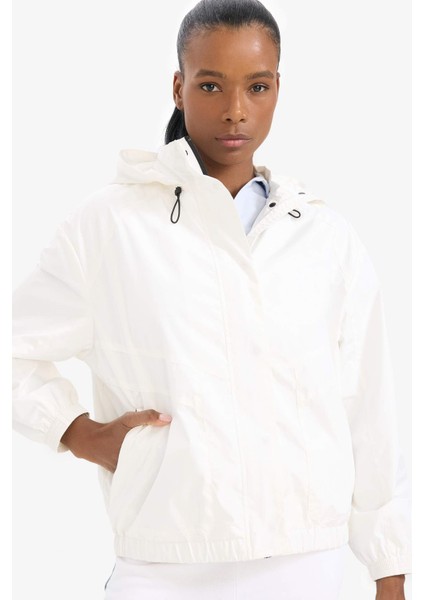 Su İtici Regular Fit Kapüşonlu Cepli Mevsimlik Baharlık Yağmurluk C4949AX25AU