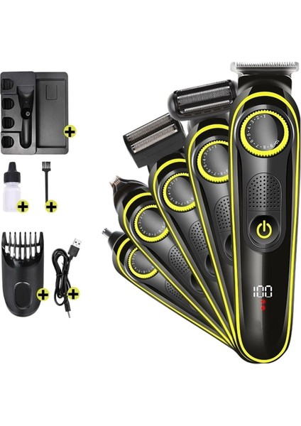 5'li Çok Fonksiyonlu Saç Sakal Burun Tıraş Cihazı Bej fiyatları