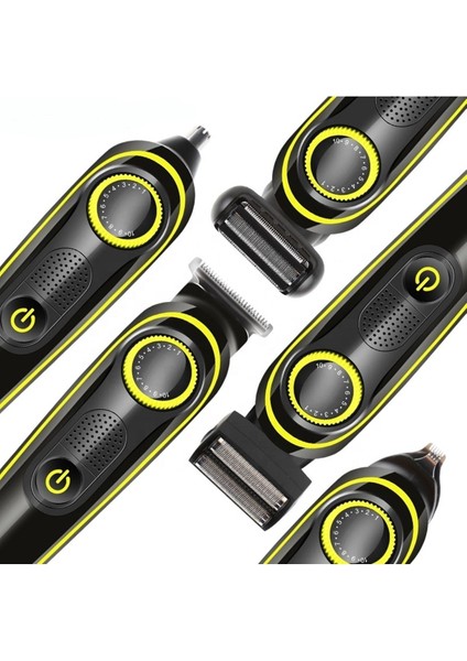 5'li Çok Fonksiyonlu Saç Sakal Burun Tıraş Cihazı Bej modelleri