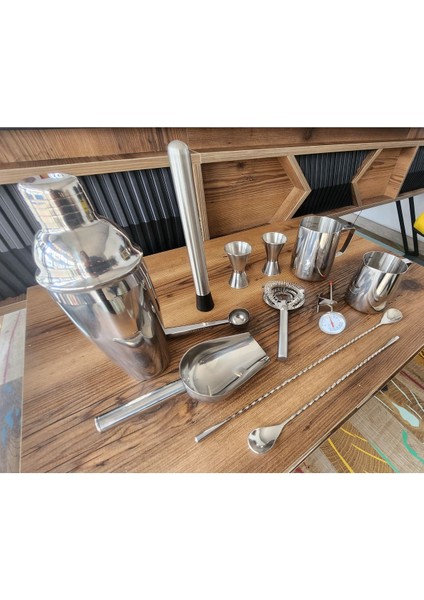 12 Parça Paslanmaz Çelik Kahve Seti, Profesyonel ve Şık Tasarım modelleri