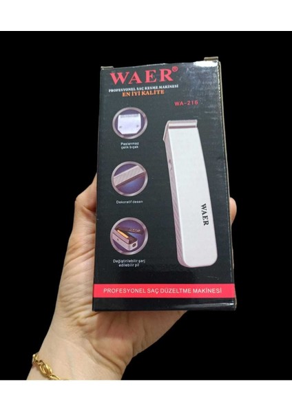 Siyah Profesyonel Saç Kesim Makinesi lık