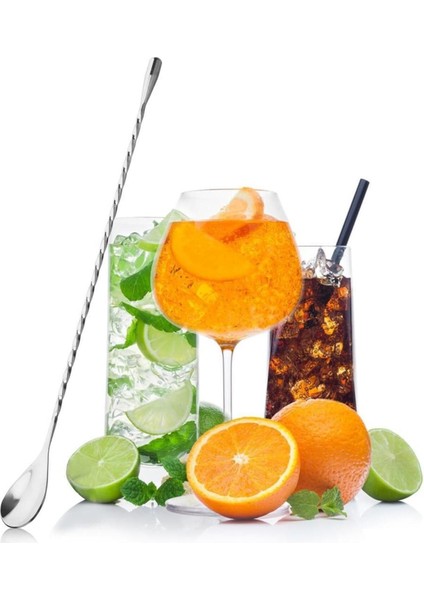 Burgulu Bar Kaşık 40 Cm, Şık ve Kullanışlı Bar Aksesuarı fiyatları