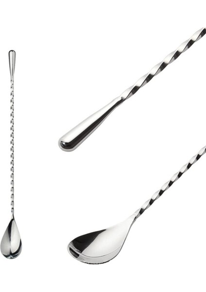 Burgulu Bar Kaşık 40 Cm, Şık ve Kullanışlı Bar Aksesuarı indirimleri