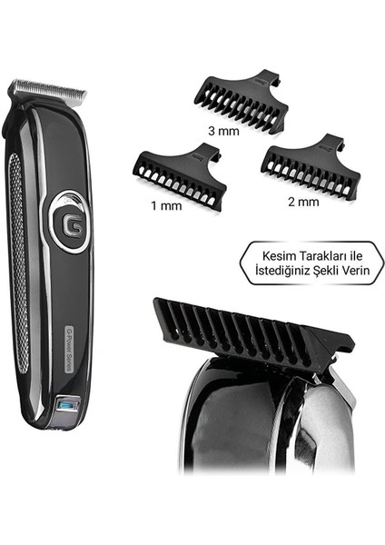 Siyah Şarjlı Çok Fonksiyonlu Tüy ve Sakal Kesme Cihazı fiyatları