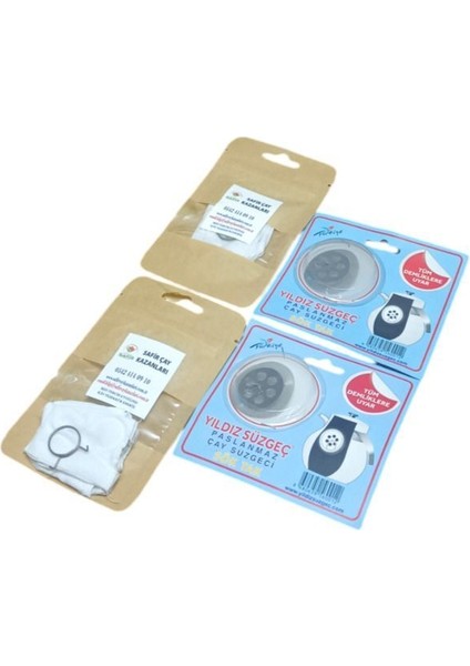 Ikili Set: Musluk Bezi ve Demlik Süzgeci, 2 Paket, Kampanya Fırsatı modelleri