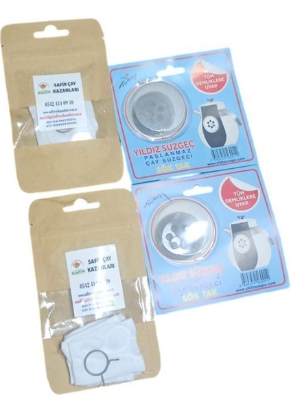 Ikili Set: Musluk Bezi ve Demlik Süzgeci, 2 Paket, Kampanya Fırsatı