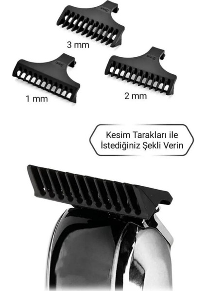 Siyah Profesyonel Saç ve Sakal Kesme Makinesi Tıraş Aleti fiyatları