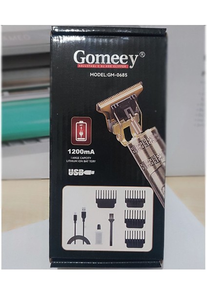 Tıraş Makinesi GM-0685 T-Bıçak Ense Sakal Çizim Pratik ve Temiz Tıraş Deneyimi fırsatları