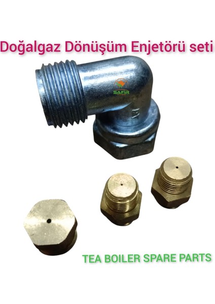 Otomatik Çay Kazanları Için Doğalgaz Dönüşüm Enjektörü Seti, Safir Dönüşüm Kiti