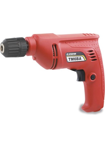 400W Darbesiz Matkap 6mm Kırmızı, 2 Yıl Garantili