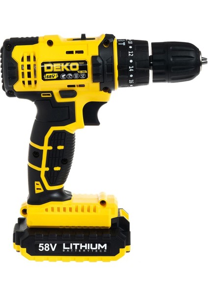 Çift Batarya Metal Dişli Darbeli Şarjlı Matkap Vidalama Seti 58V 8AH + 24 Parça Usta Seti modelleri