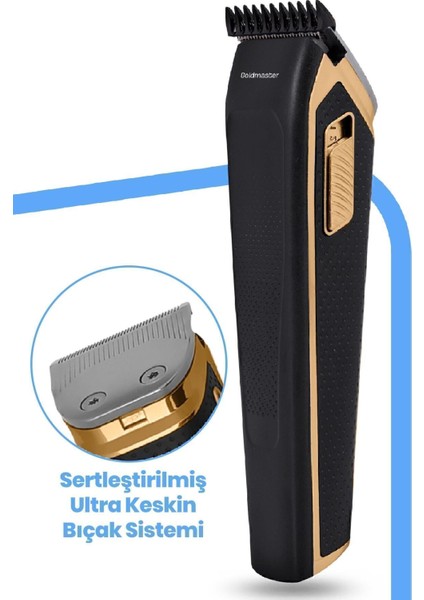 Çift Port Şarj Girişli Erkek Bakım Seti Kablolu ve Kablosuz Kullanım Siyah fiyatları