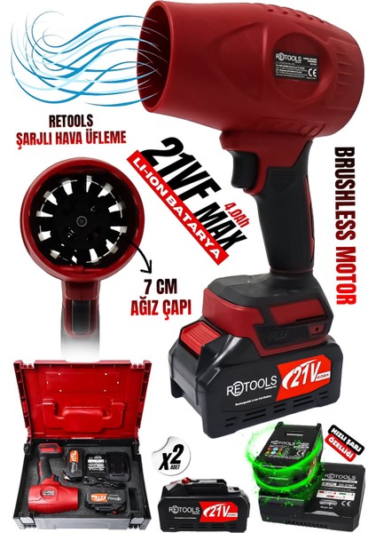 Taşınabilir Ultra Şarjlı Hava Üfleme Cihazı, Pratik ve Kullanışlı Ürün