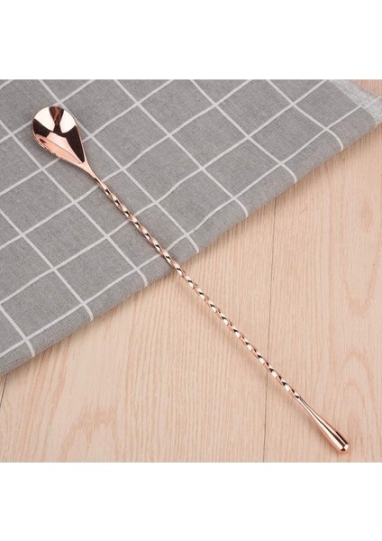 Bakır Burgulu Bar Kaşık 40 cm