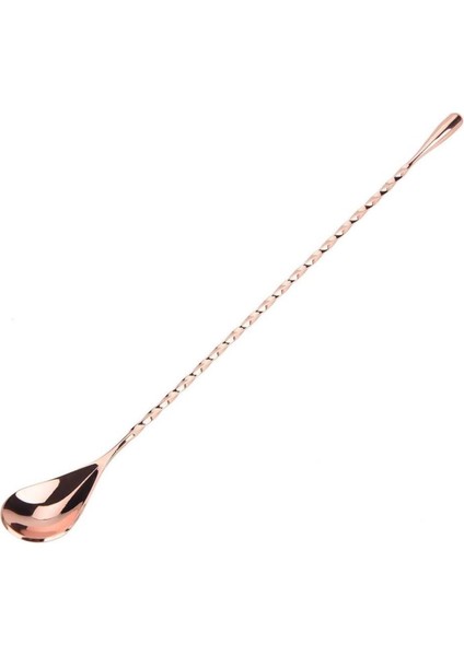 Bakır Burgulu Bar Kaşık 40 cm modelleri