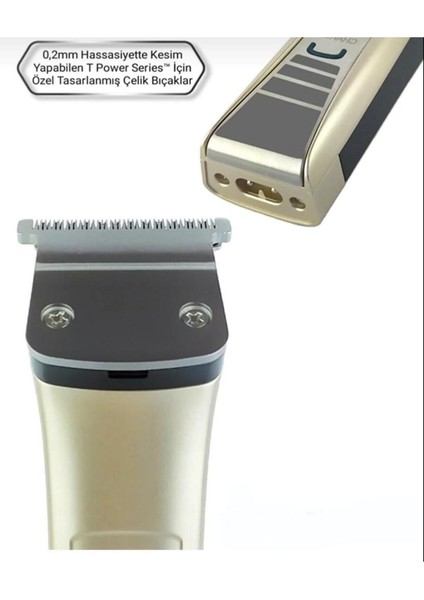 Metalik Profesyonel Tıraş Makinesi Saç ve Sakal Kesiminde Üstün Performans indirimleri