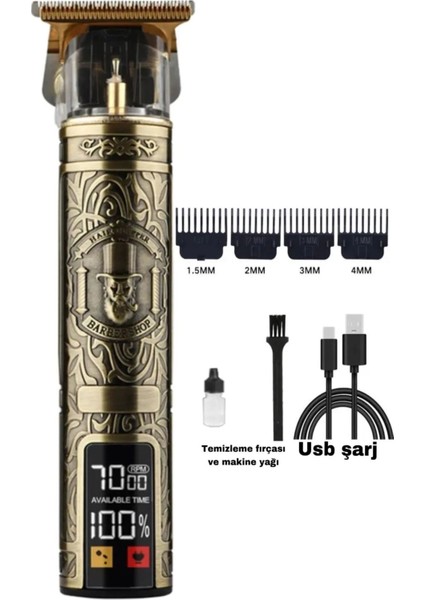 Pratik Tıraş Makinesi Saç ve Sakal Bacak ve Ense Tıraşı Güçlü ve Kullanışlı