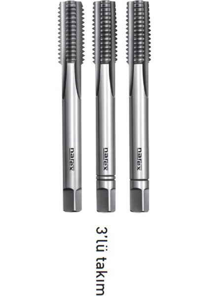 El Kılavuz Takımı, Hss, 1/8''-40, Dayanıklı ve Yüksek Performanslı Kullanım