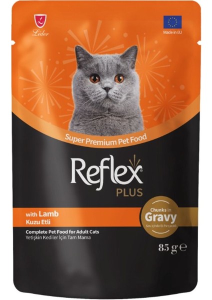 Plus Sos Et Parçacıklı Kuzu Etli Yetişkin Kedi Konservesi 85 Gr. (22 Adet) fiyatları