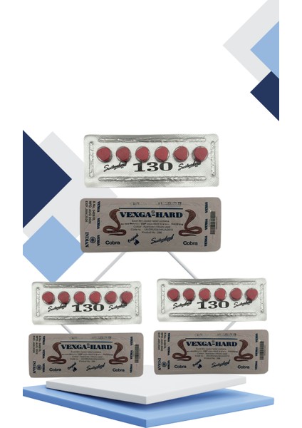 Vega Kırmızı Cobra8 Hap 130 Mg 6x3 Dizi(Toplam 18 Tablet) COBRA130MG Cobra_hap Kobrahap Mavi Kobra Geciktirme8 Cialis8 Lifta8