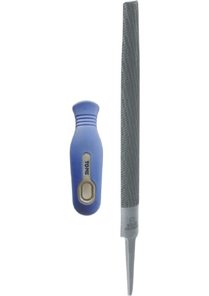 6'' Yarım Yuvarlak Eğe Orta Diş Saplı, Dayanıklı ve Kullanışlı El Aleti