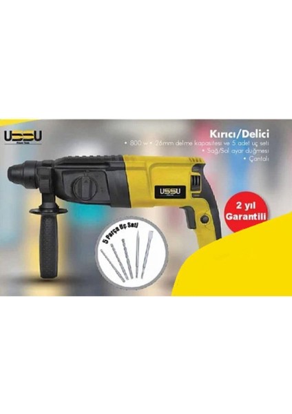 800W Darbeli Matkap, Güçlü ve Dayanıklı, Çok Amaçlı Kullanım