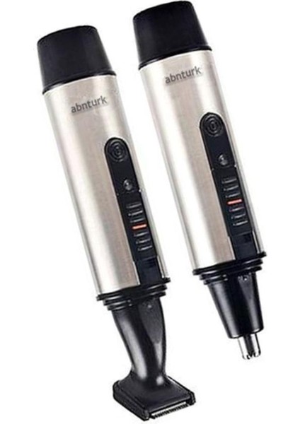 Çok Fonksiyonlu Şarjlı Traş ve Kulak Burun Kıl Temizleyici 2'li Set