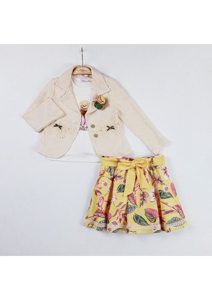 2-6 Yaş Etekli Çiçek Bahçesi 3’lü Takımı fiyatları