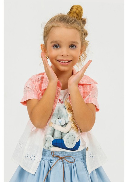 2-6 Yaş Bandırmalı Etekli 3'lü Takım indirimleri