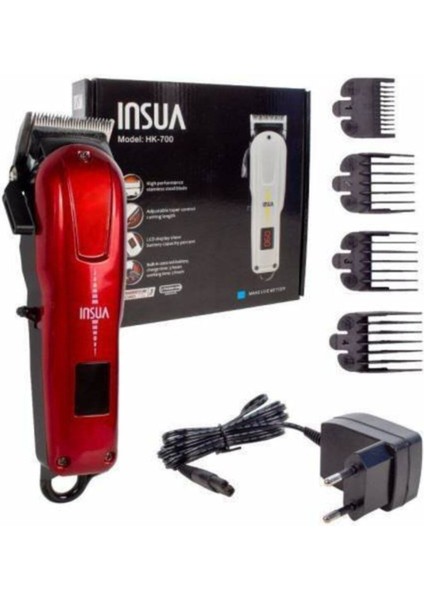 Kırmızı Şarjlı Çok Fonksiyonlu Saç ve Sakal Traş Makinesi fiyatları
