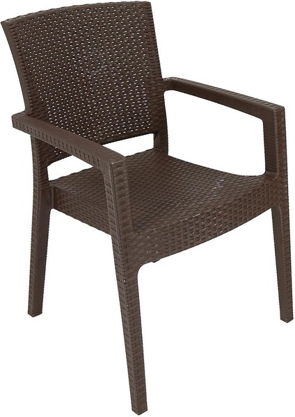 Zeus Rattan Koltuk (6 Adet) KAHVERENGİ