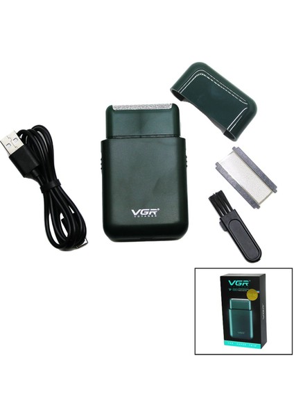 Çok li 2'li Seyahat Tüplü Elektrikli Tıraş Makinesi USB Şarjlı Sıfır Sıkıntı