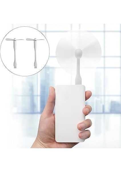 Mini USB Vantilatör, 90 mm USB Vantilatör, Esnek Boyunlu, 2 Adet Esnek Mini USB Vantilatör, Mini Vantilatör, USB C Telefon Fanı, Pc Powerbank, USB Cihazları Için Çıkarılabilir Fan (Beyaz) fiyatları