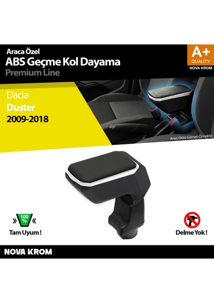 Dacia Duster Kol Dayama Kolçak Çelik Ayaklı Abs Gri 2009-2018