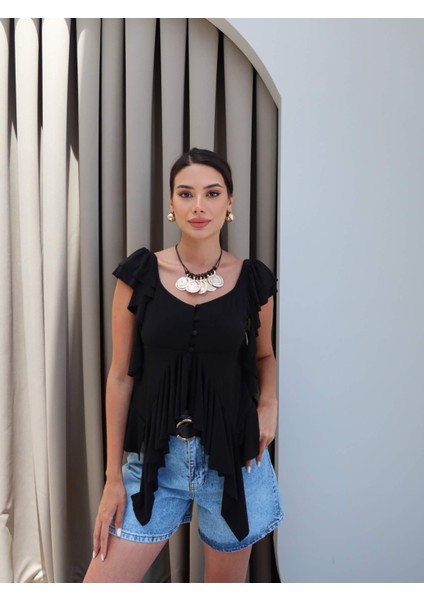Volan Kol Asimetrik Bluz