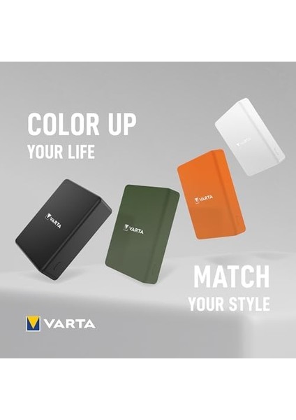 Power Bank 5.000MAH, Powerbank Magnetico, Mag Pro Power On Demand, Caricabatterie Portatile Con USB C, Compatibile Con Magsafe E Qi Standard (Per Compatibilità Con Iphone E Android), Arancia modelleri